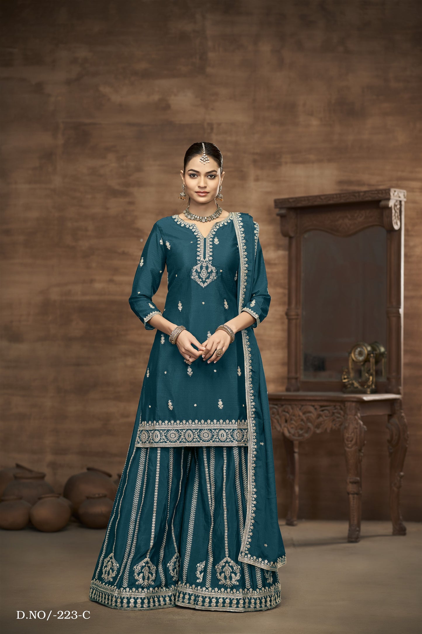Aanaya Vol - 223 series 223 a to 223 d dress set to set