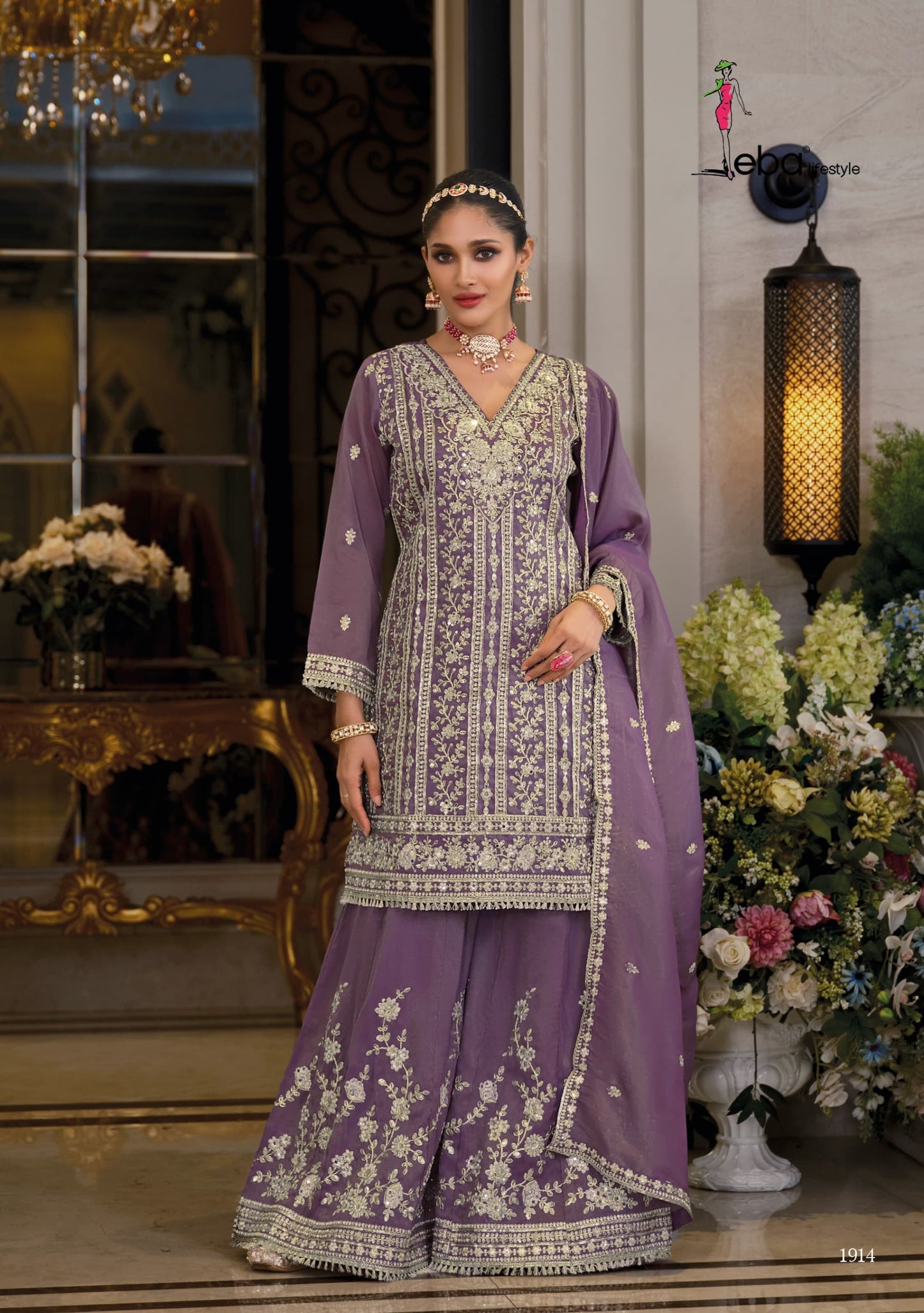 Eba Nayaab dress 3 piece set 1914 series to 1916