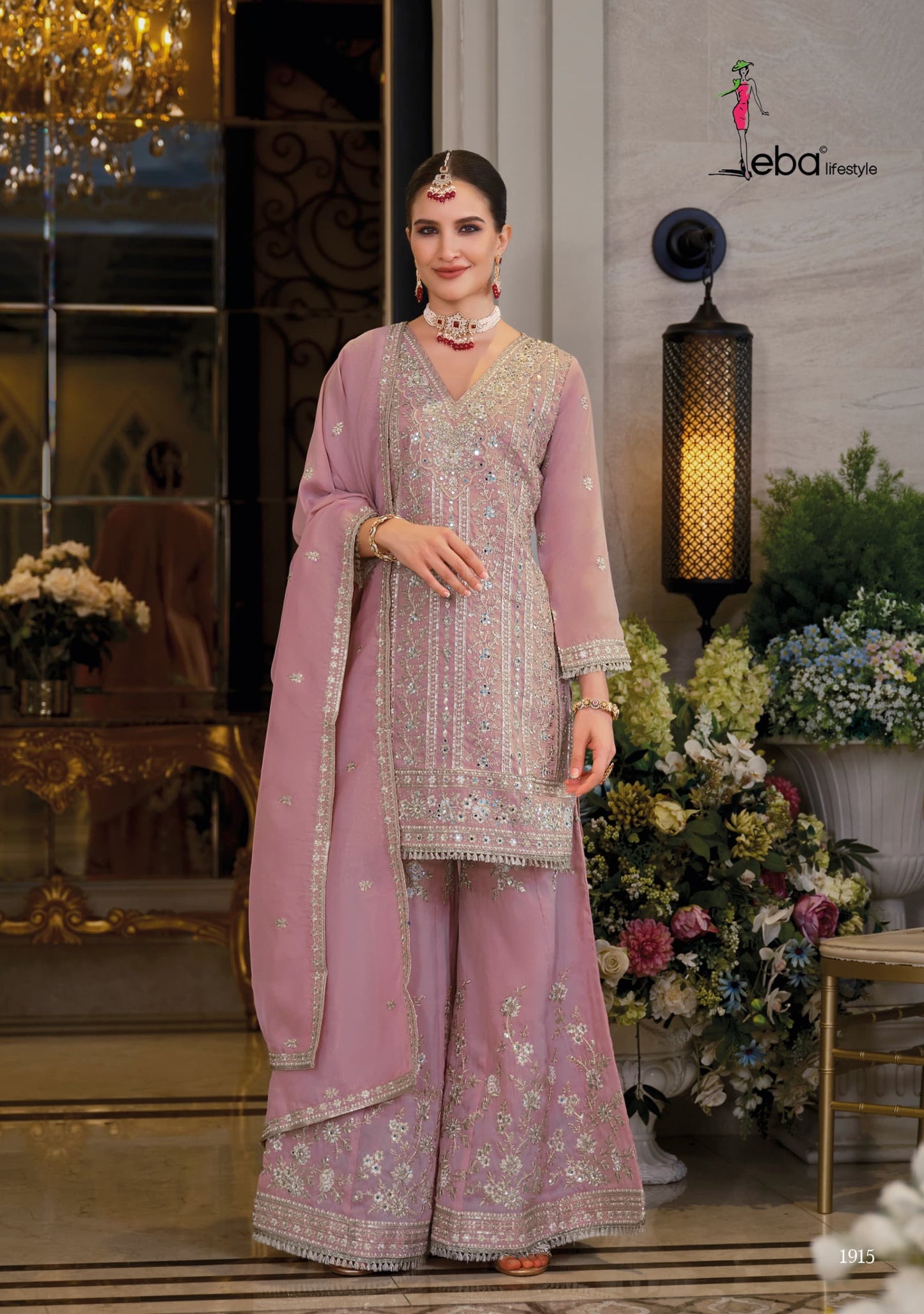 Eba Nayaab dress 3 piece set 1914 series to 1916