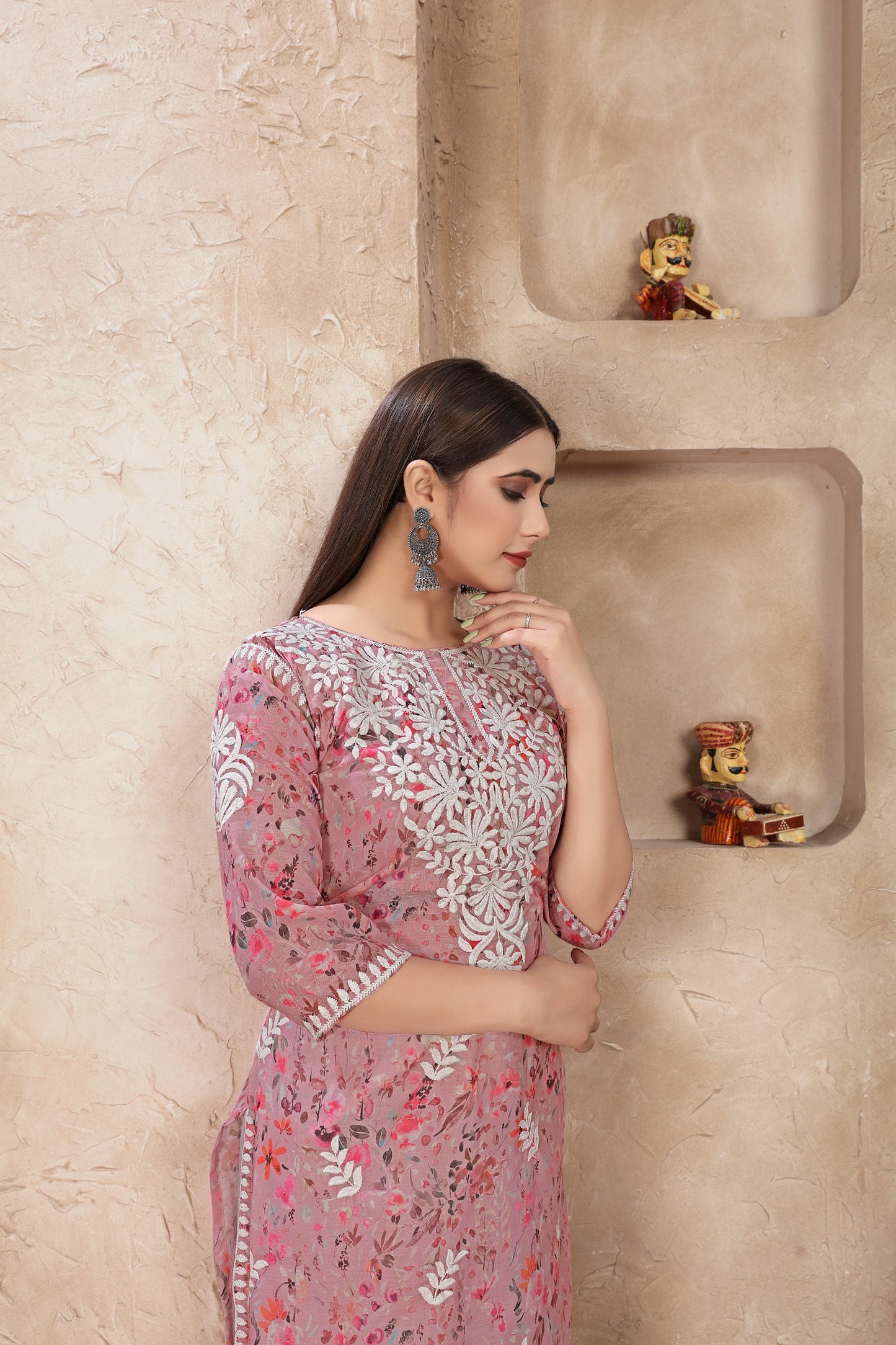 Cotton kurti Pent Set For Daily Wear Use In Summer