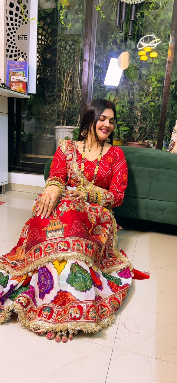 Bandhani Print Patola Saree