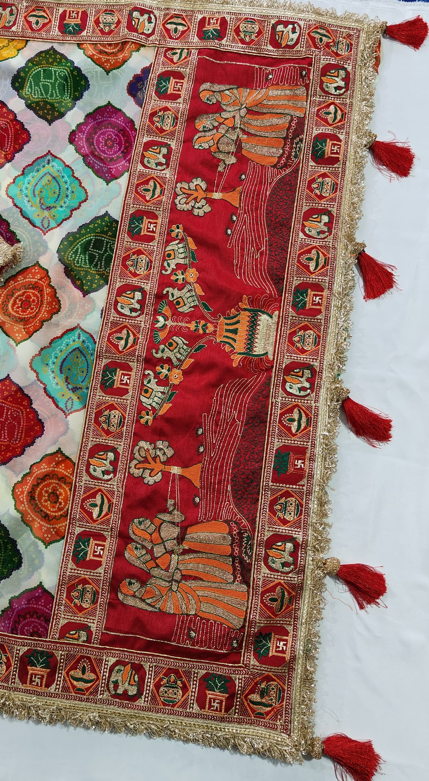 Bandhani Print Patola Saree