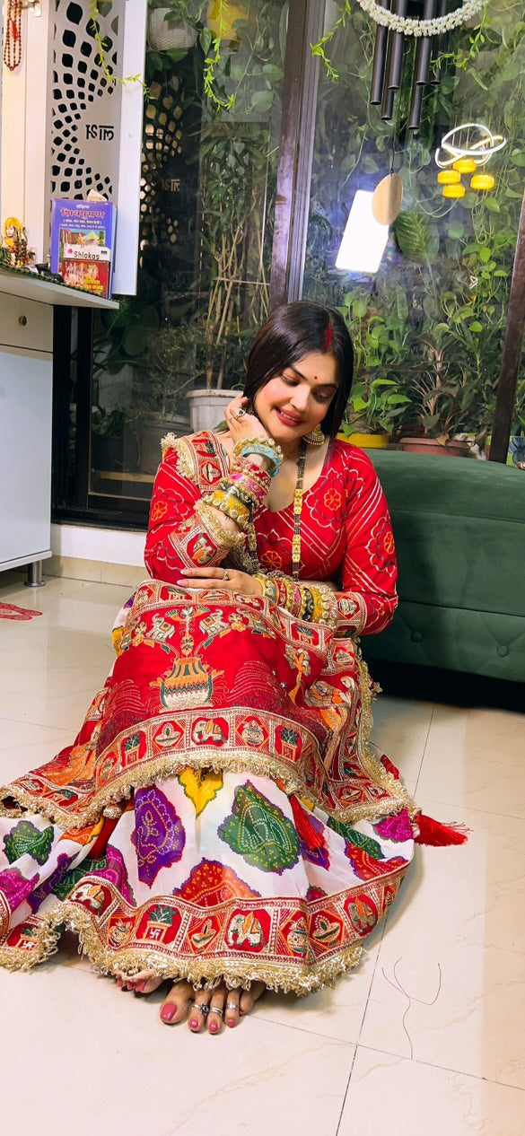 Bandhani Print Patola Saree