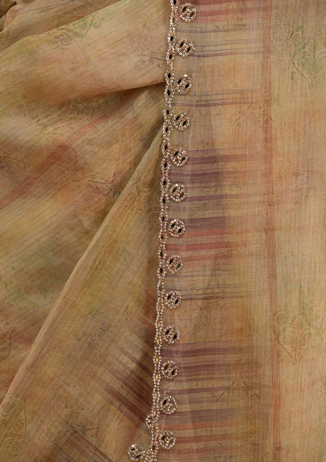 Beautiful Soft Tabby Organza Saree