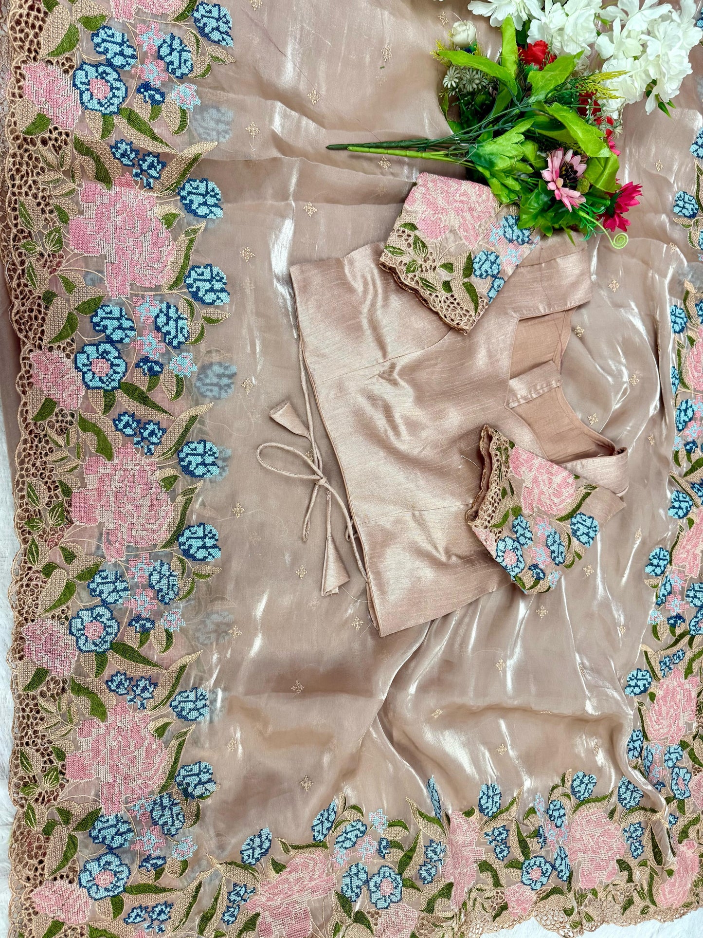 Full Demanded Pure Jimmi cho Organza Tissue Fabric Buy Now