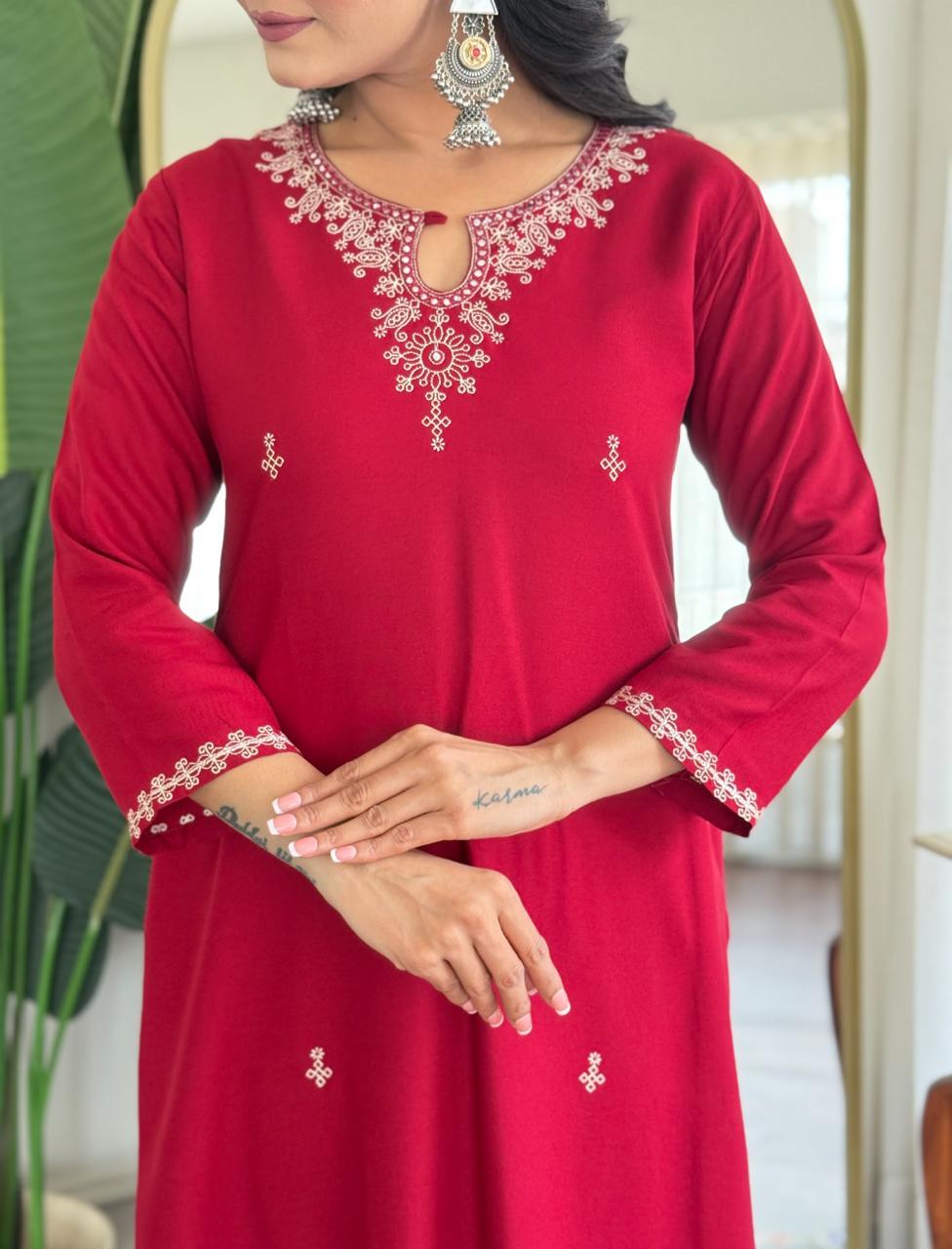 DAily Wear Kurti Pent in rayon fabric