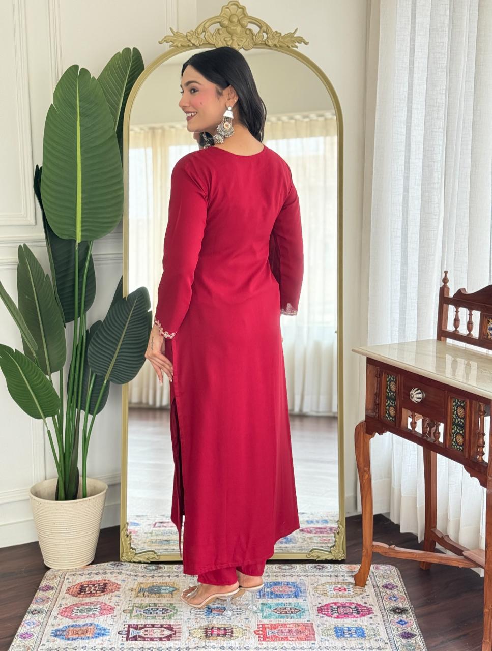 DAily Wear Kurti Pent in rayon fabric