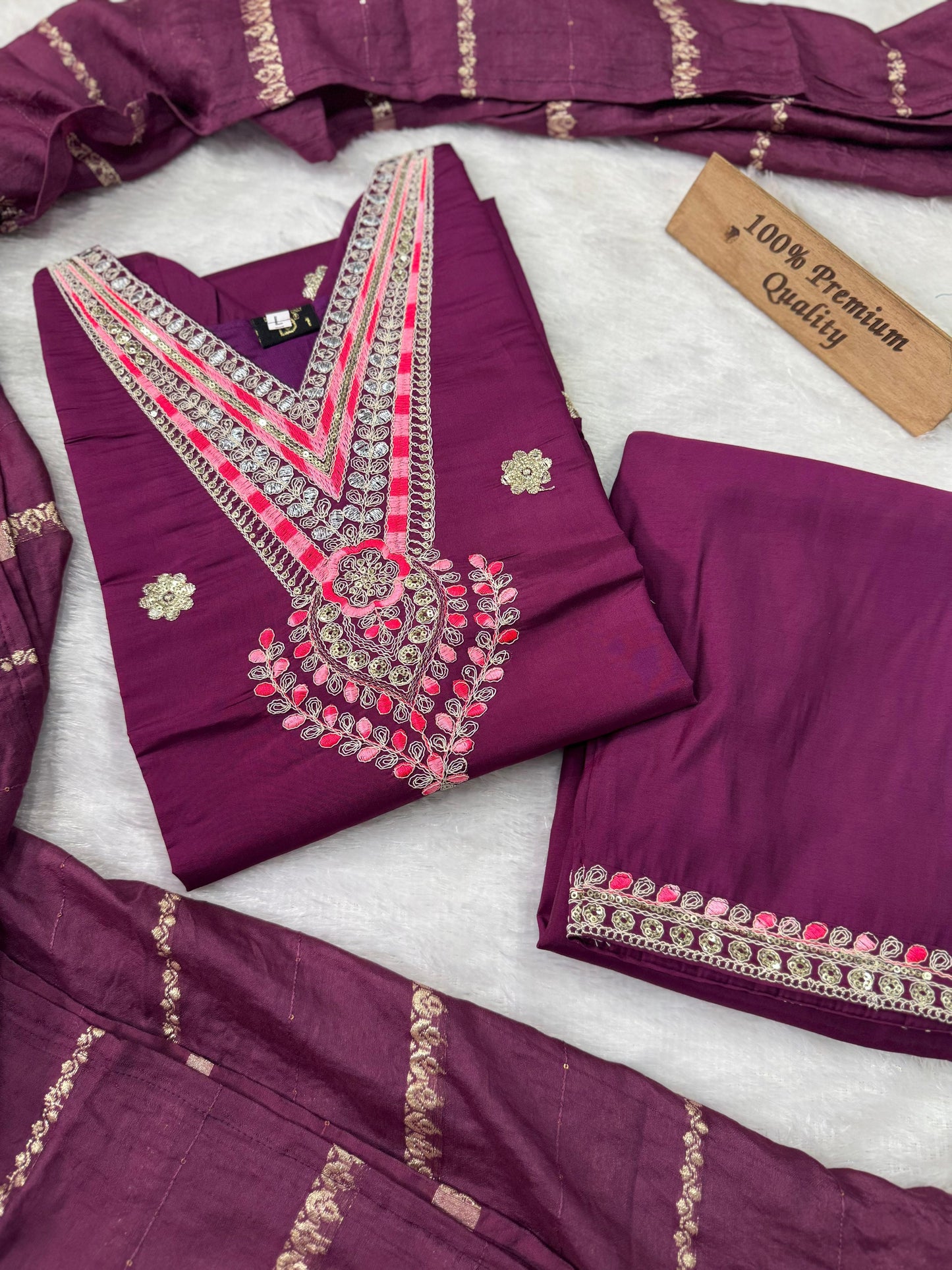 Daily Wear Dress in Roman Silk Fabric in maroon color