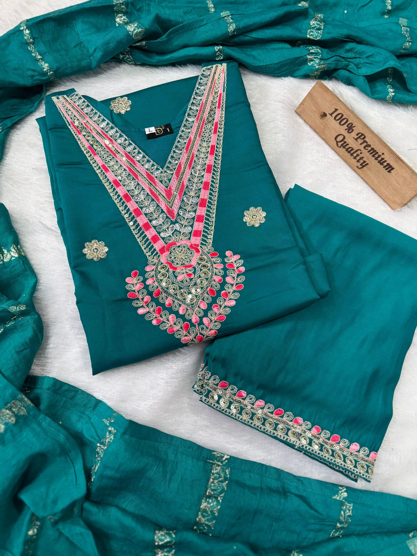 Daily Wear Dress in Roman Silk Fabric in sky blue color