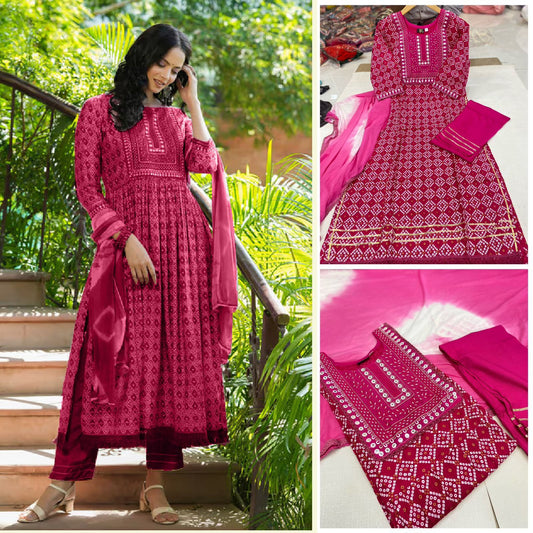 Rayon Cotton Daily Wear Use dress for summer wear