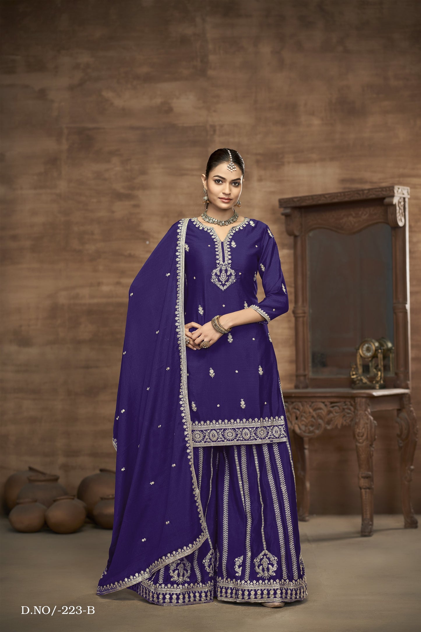 Aanaya Vol - 223 series 223 a to 223 d dress set to set