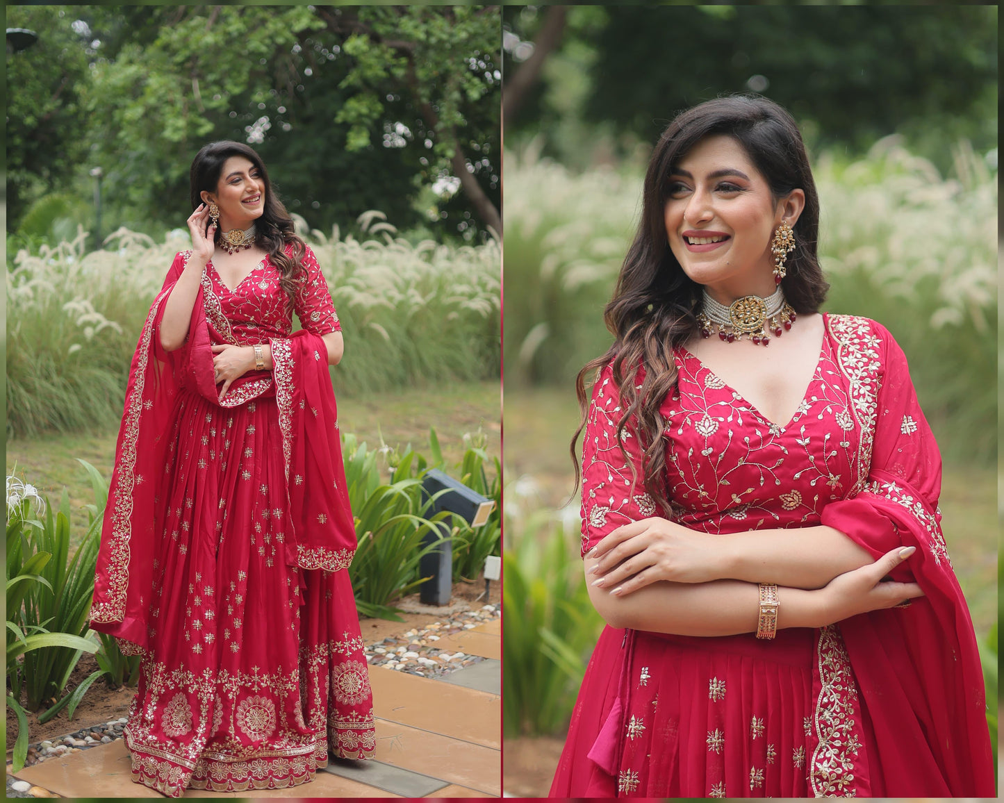 Pink Color Beautiful Lehenga Choli in Rangoli Silk Fabric
