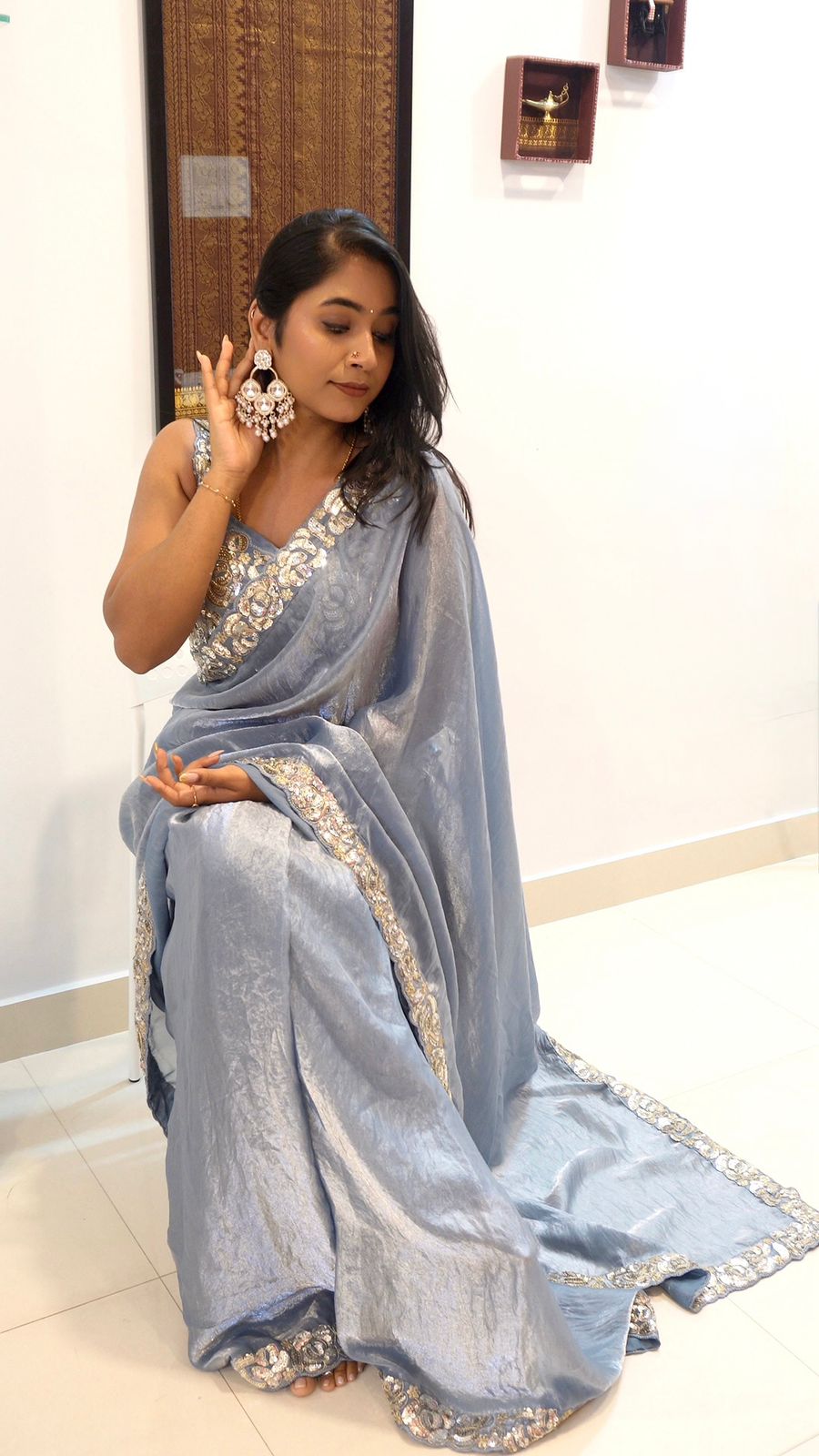 Trending Designer Saree in silk fabric