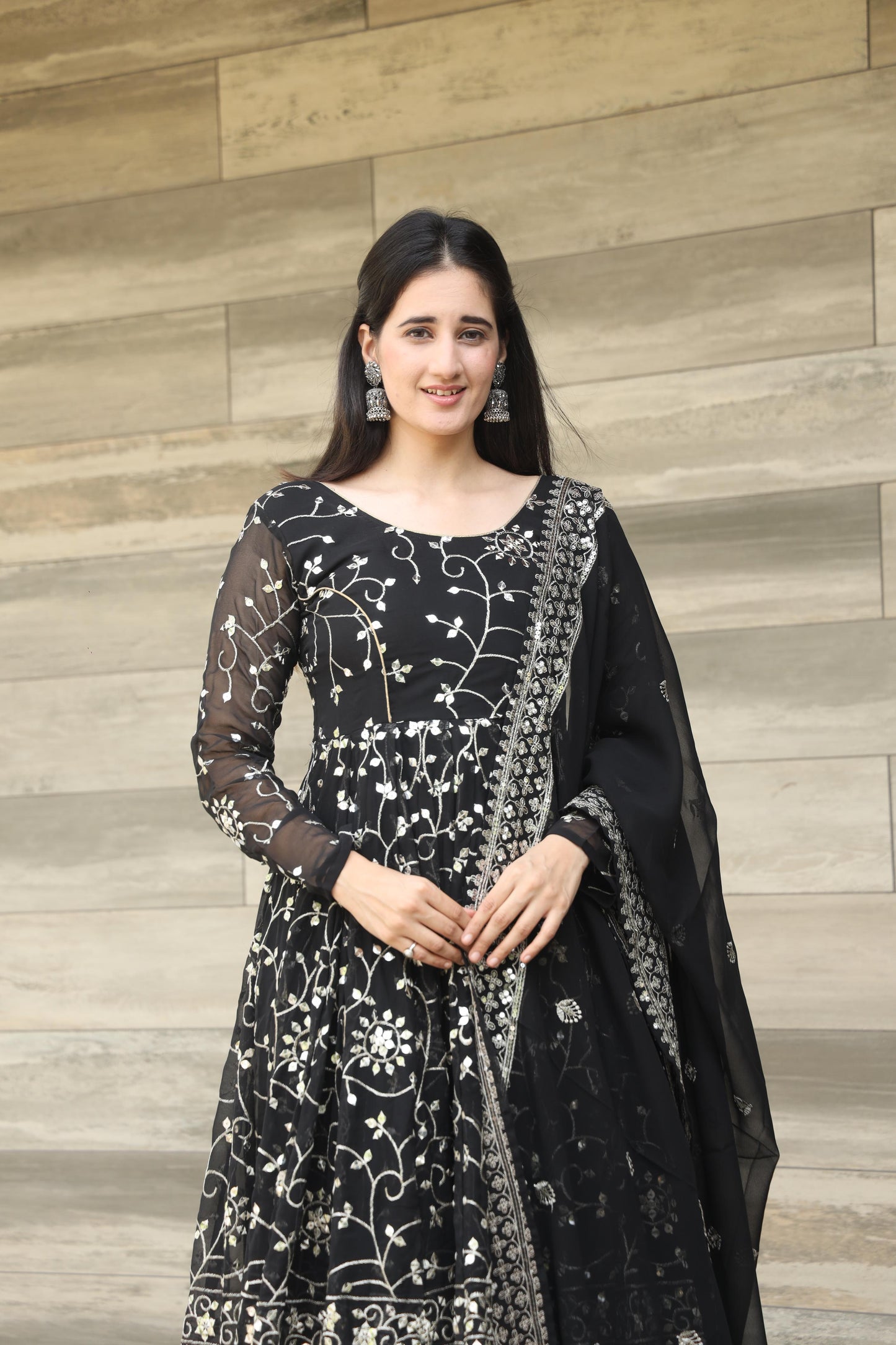 Anarkali Suit Is Luxury Clothing Considered To Be High Quality Made By Thread-Sequins Embroidery
