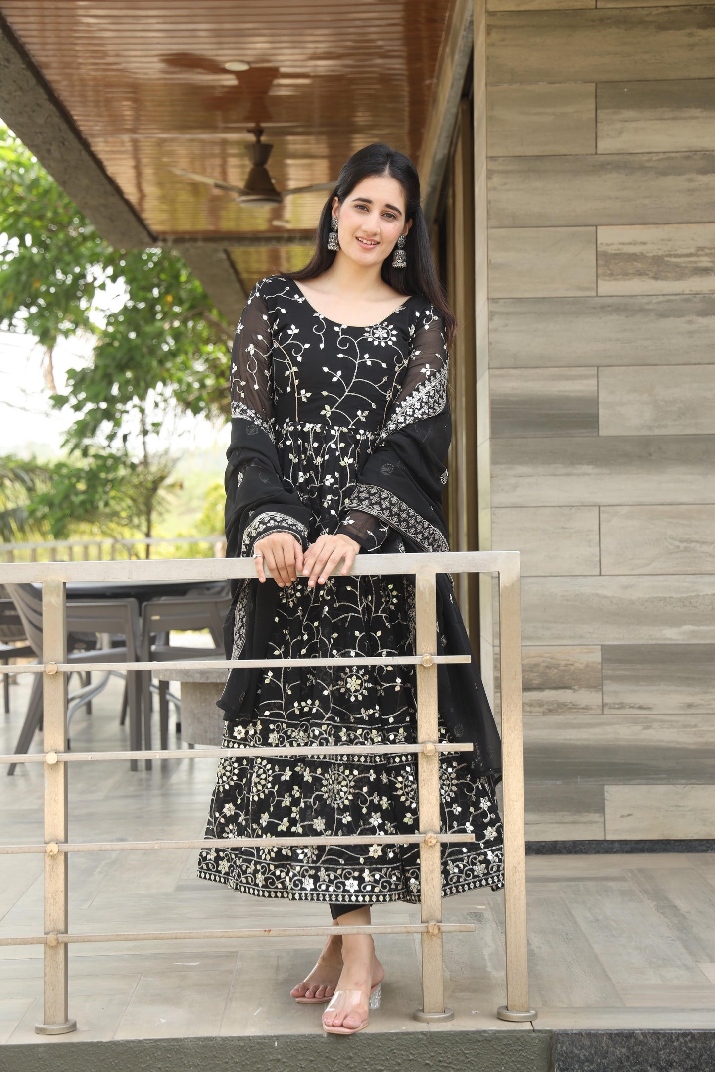 Anarkali Suit Is Luxury Clothing Considered To Be High Quality Made By Thread-Sequins Embroidery