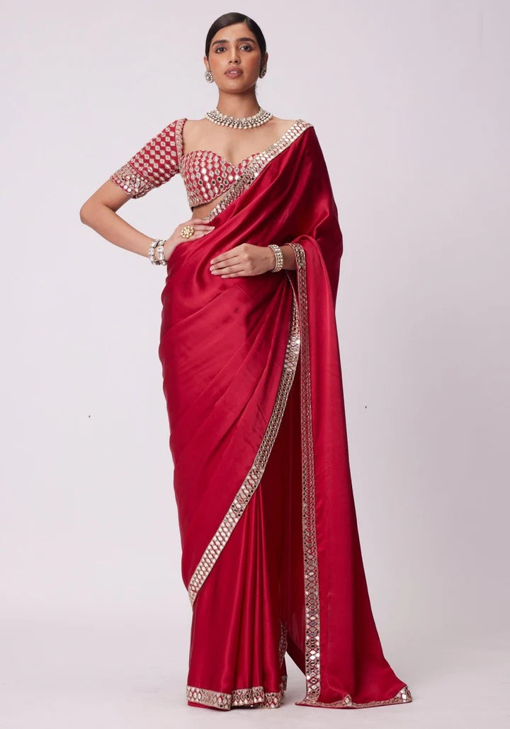 Stunning Addition To Our Saree in Rangoli Silk Fabric