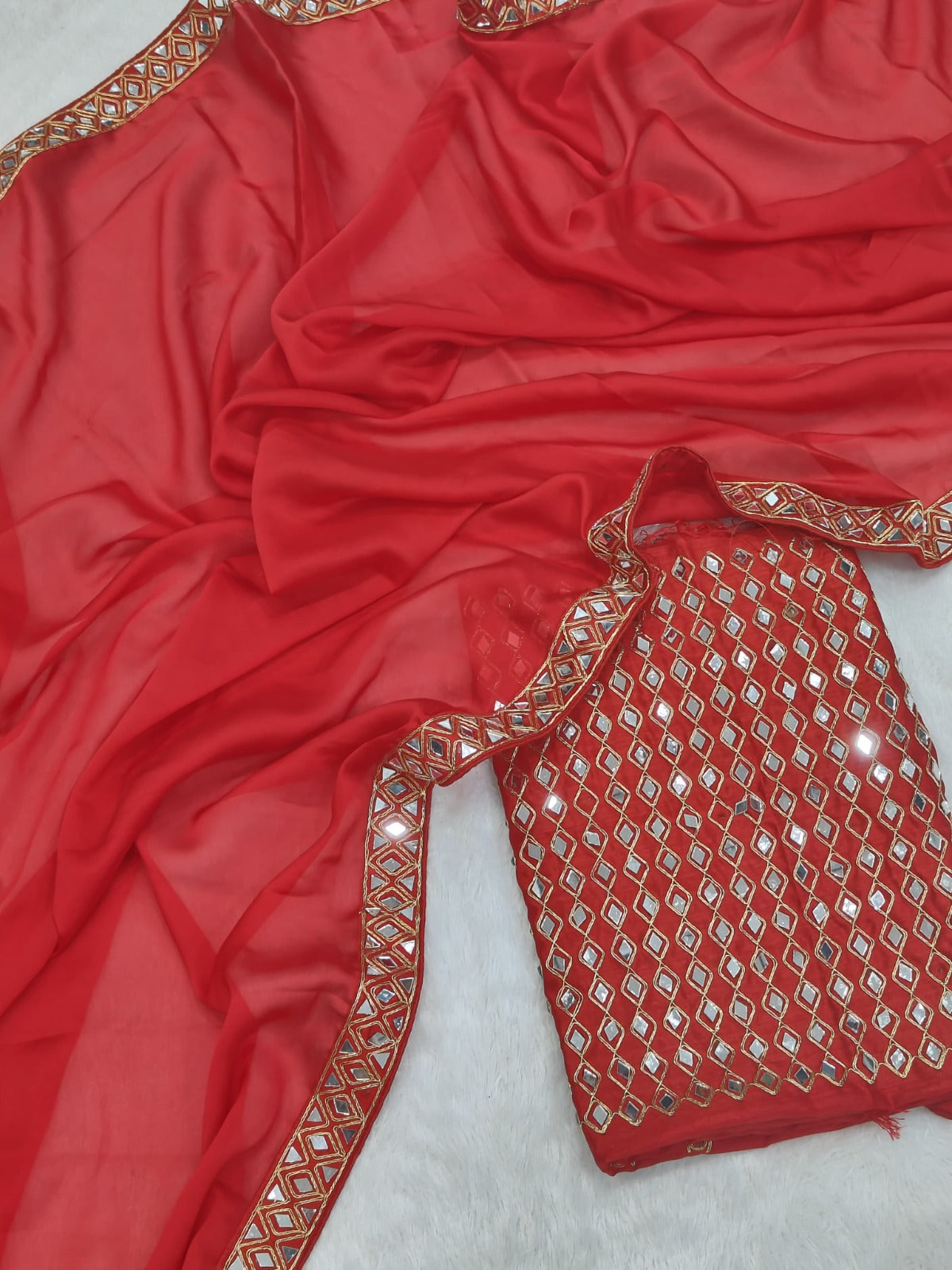 Stunning Addition To Our Saree in Rangoli Silk Fabric