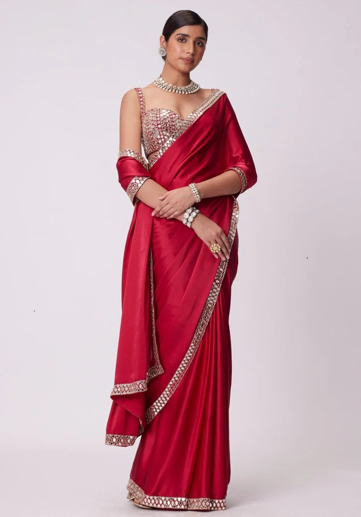 Stunning Addition To Our Saree in Rangoli Silk Fabric