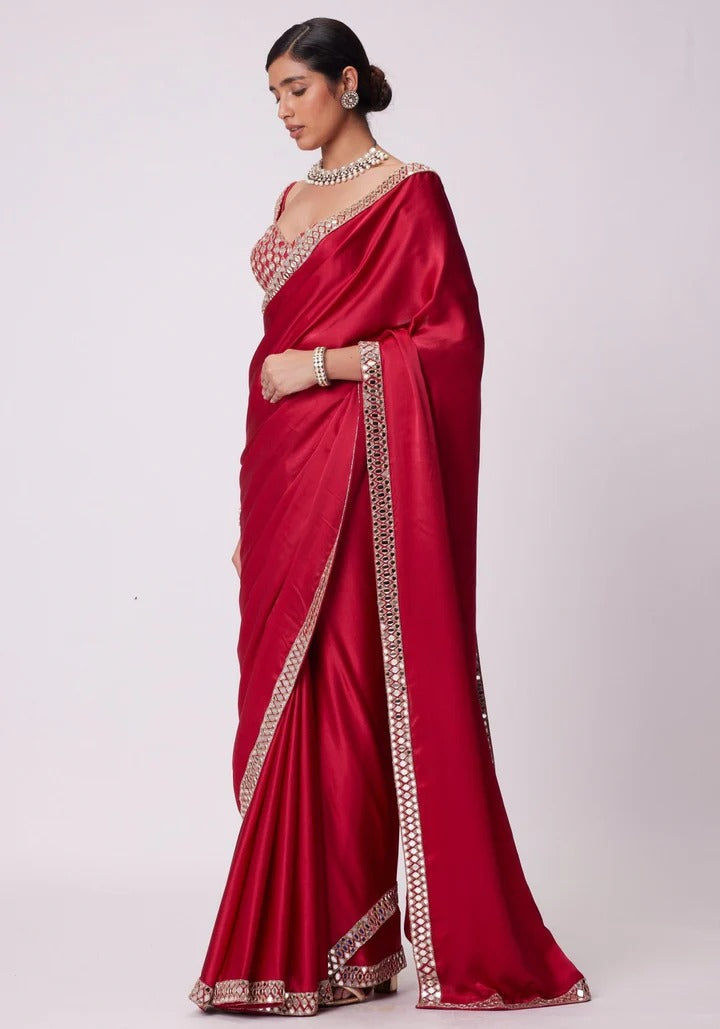 Stunning Addition To Our Saree in Rangoli Silk Fabric