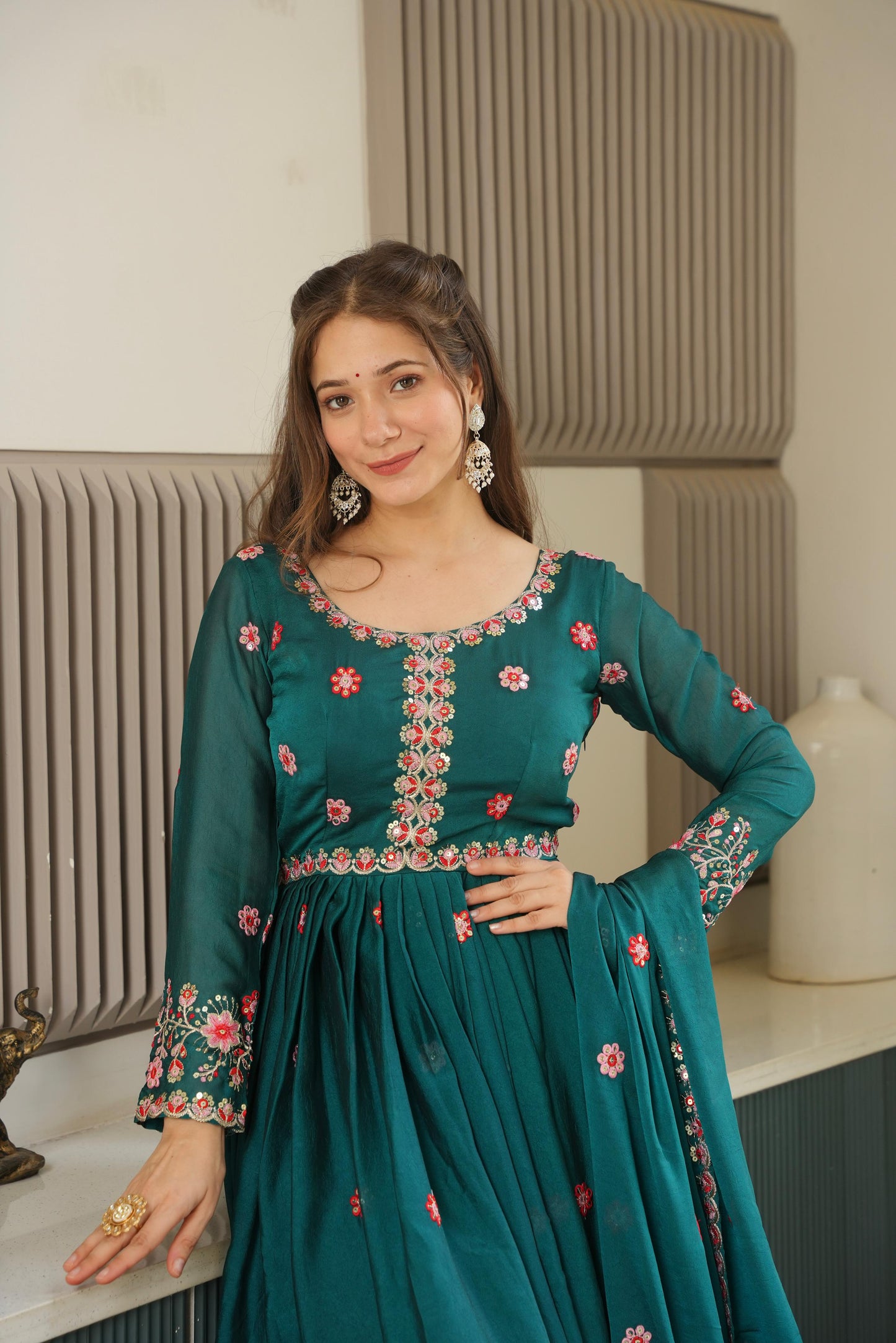 Designer Party Wear Look Sharara Dress