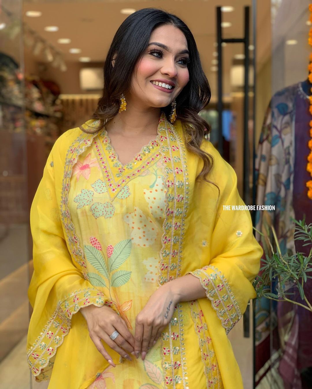 Yellow Color Beautiful Summer wear Dress