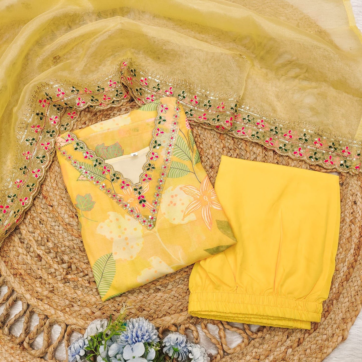 Yellow Color Beautiful Summer wear Dress