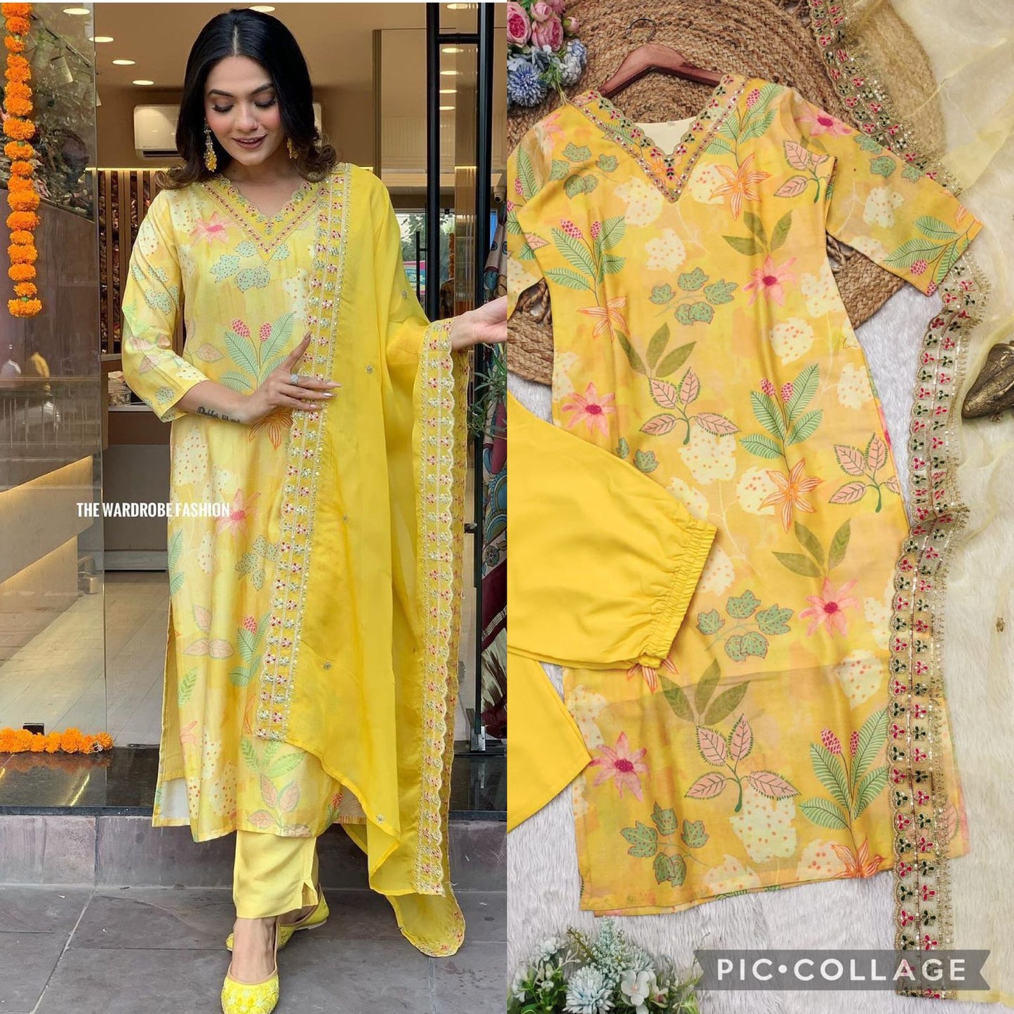 Yellow Color Beautiful Summer wear Dress