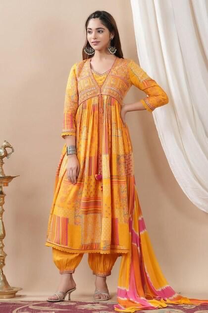 Summer Wear Beautiful Maslin Silk Fabric Dress