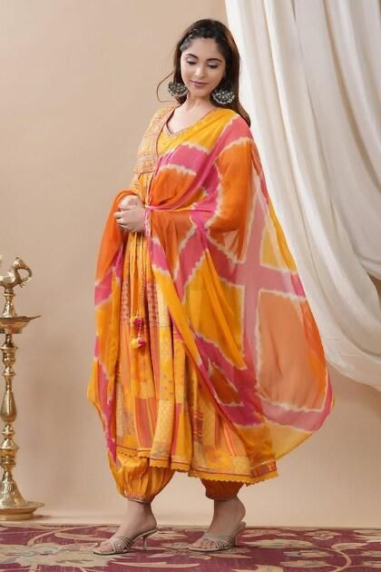 Summer Wear Beautiful Maslin Silk Fabric Dress