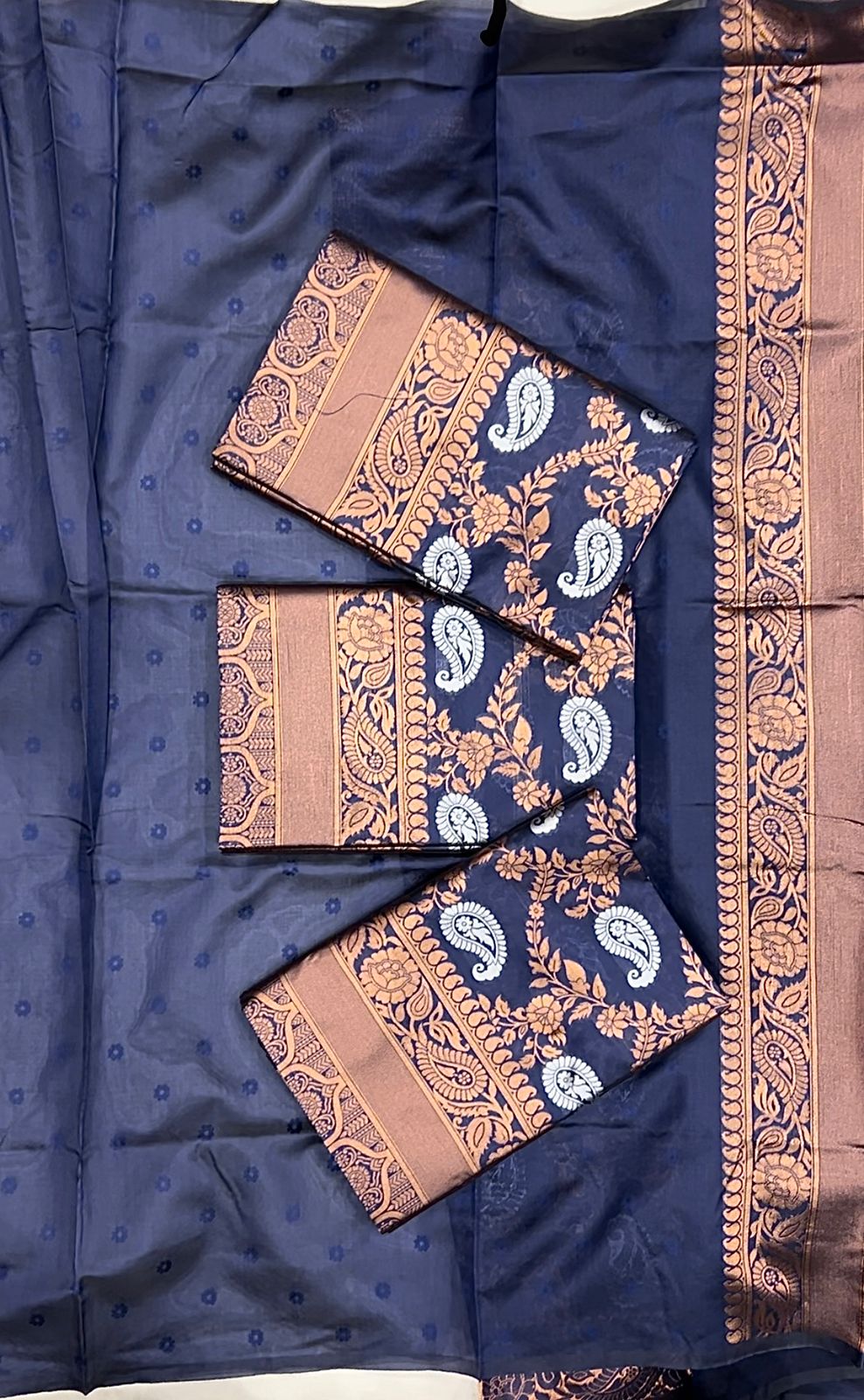 Blue Color Beautiful Silk Saree for daily wear use