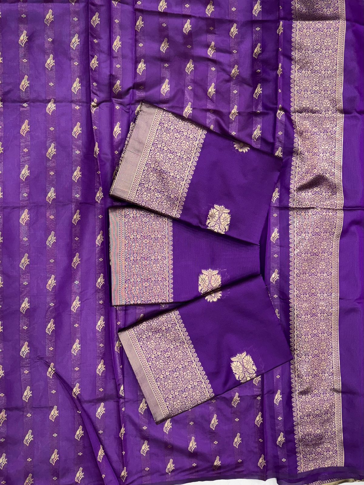 Daily Wear Silk Saree with unstich blouse