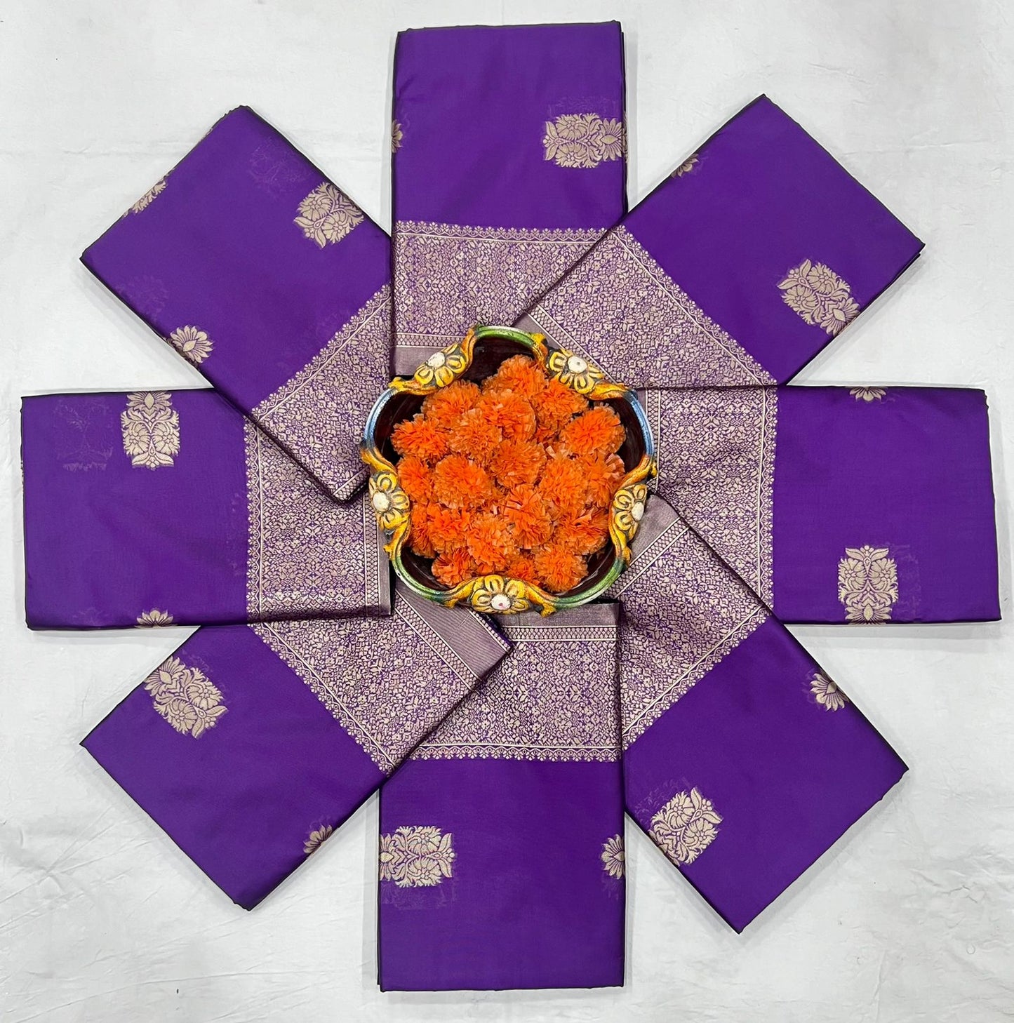 Daily Wear Silk Saree with unstich blouse