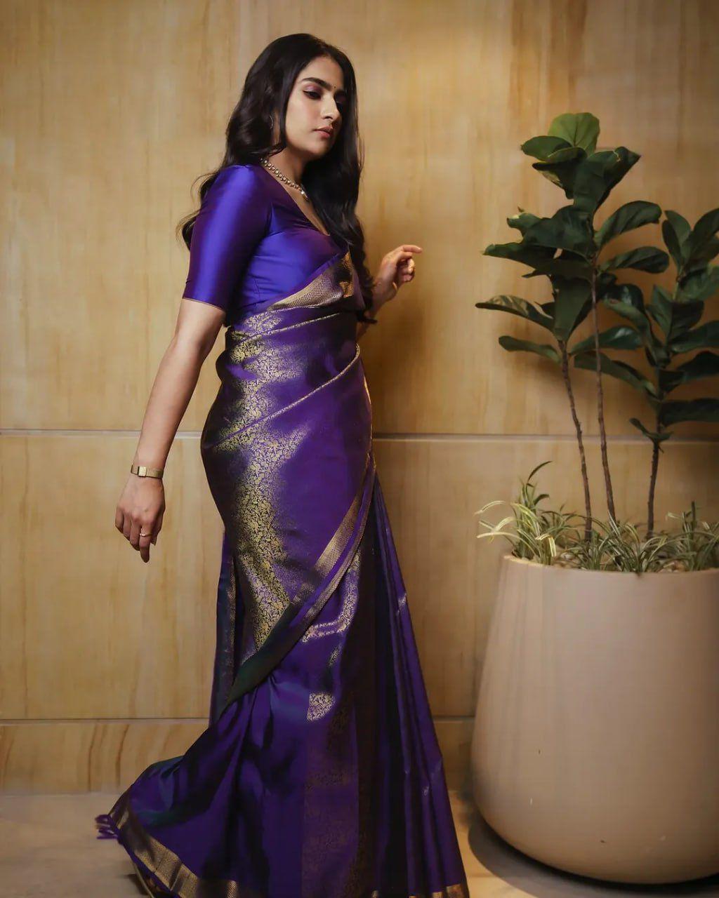 Daily Wear Silk Saree with unstich blouse