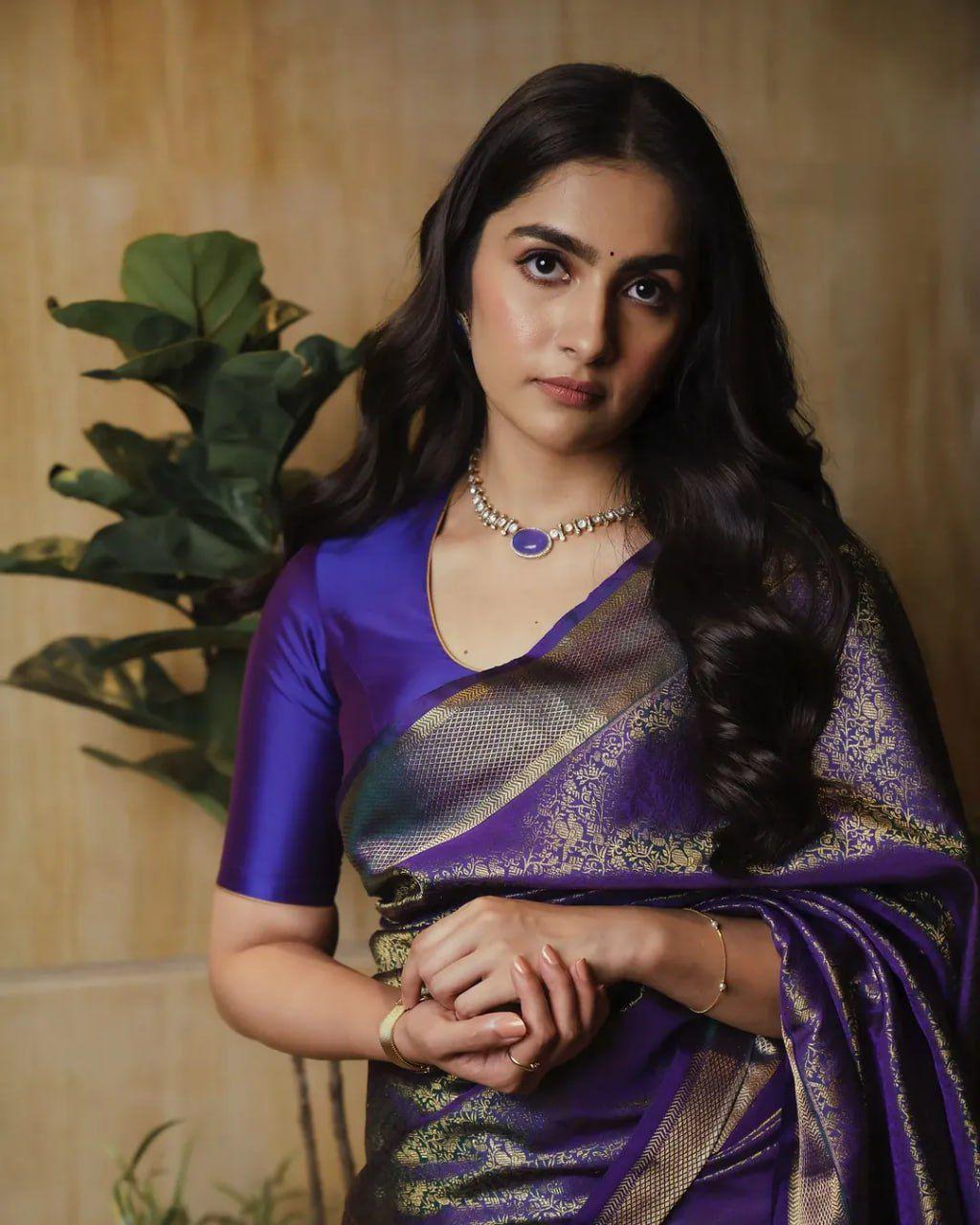 Daily Wear Silk Saree with unstich blouse