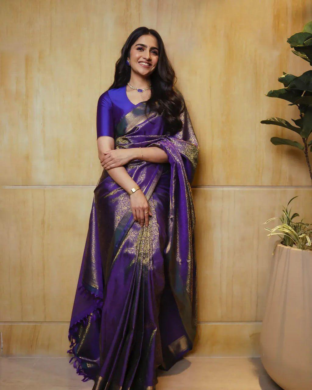 Daily Wear Silk Saree with unstich blouse