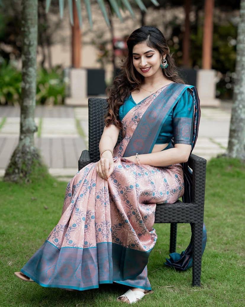 Daily Wear Silk Saree with unstich blouse
