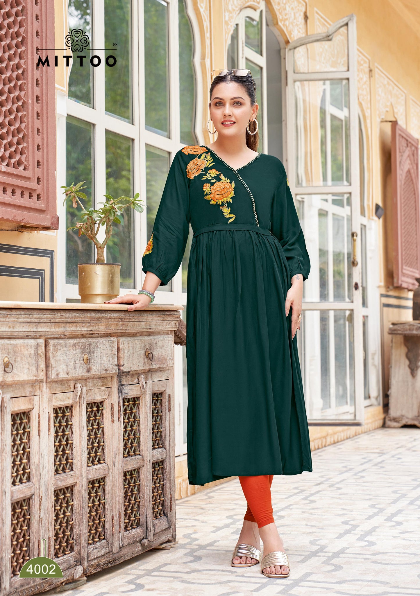 mittoo nora 4001 to 4006 series kurti set to set only