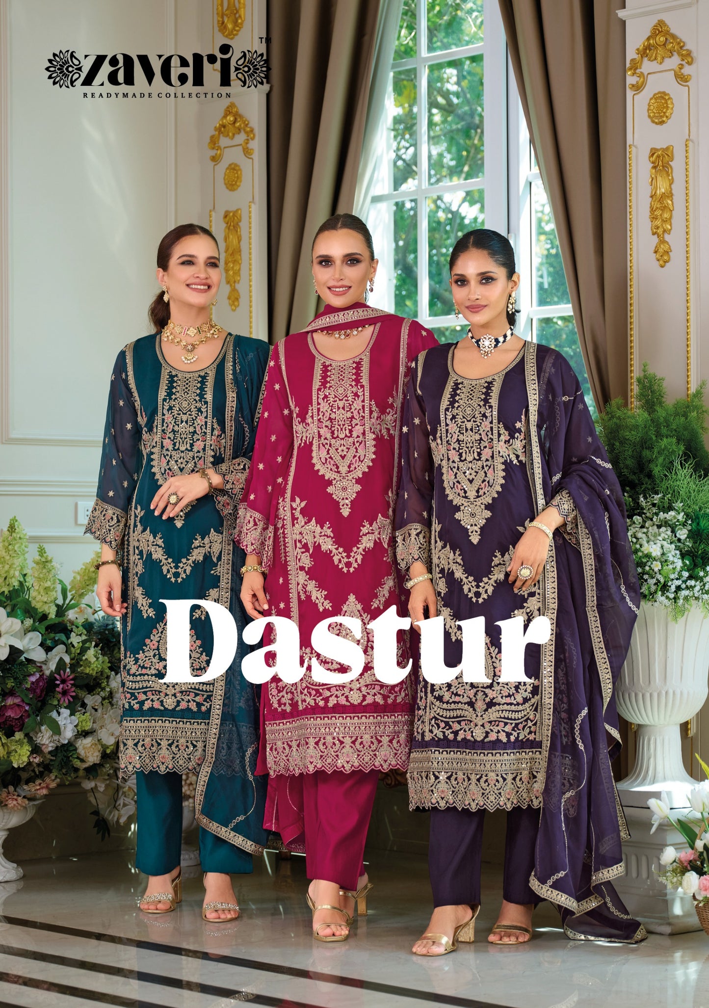 Eba Dastur 1891, 1892, 1893 series dress 3 piece set