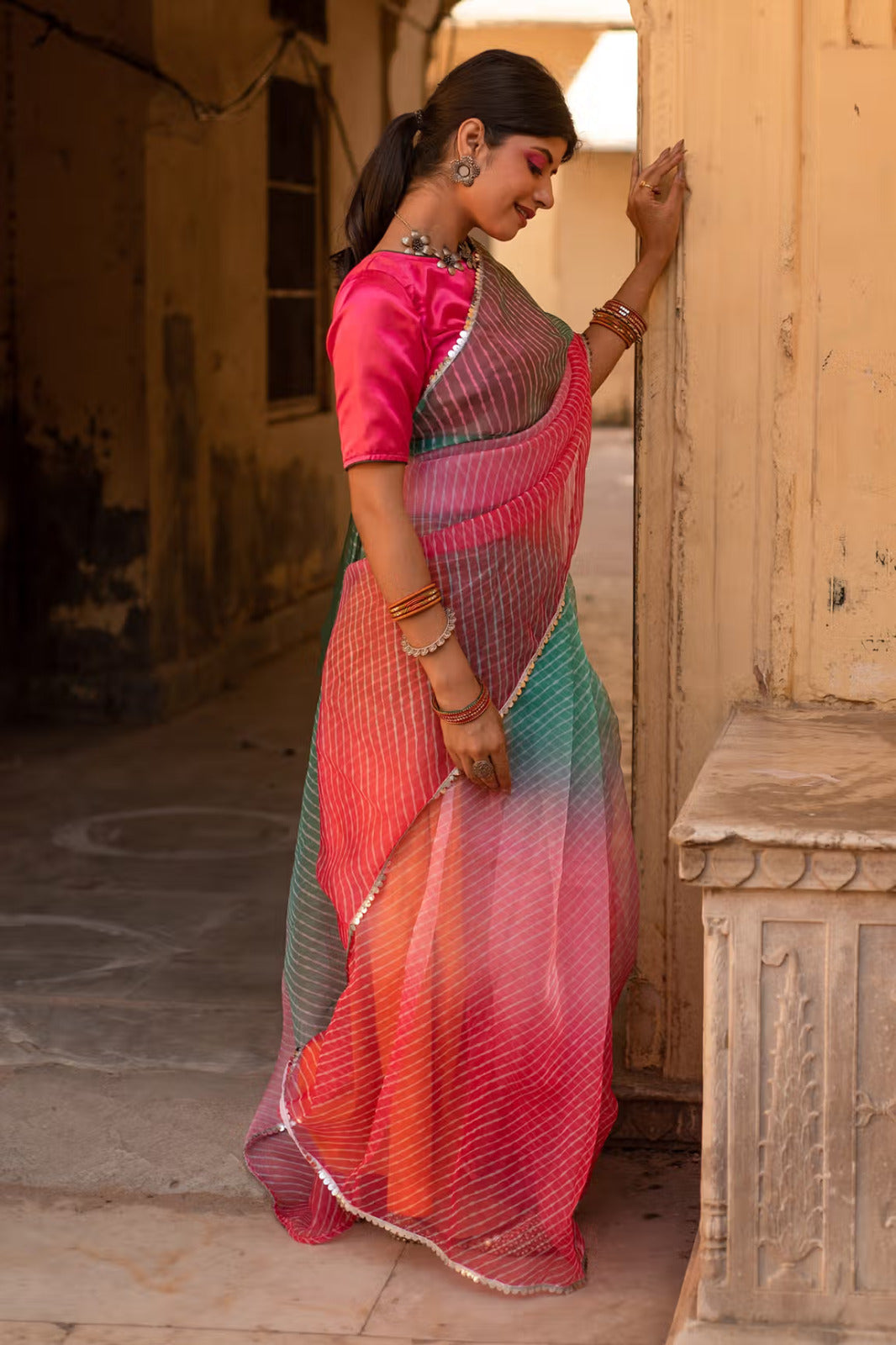 Orgenza Silk saree for regular wear