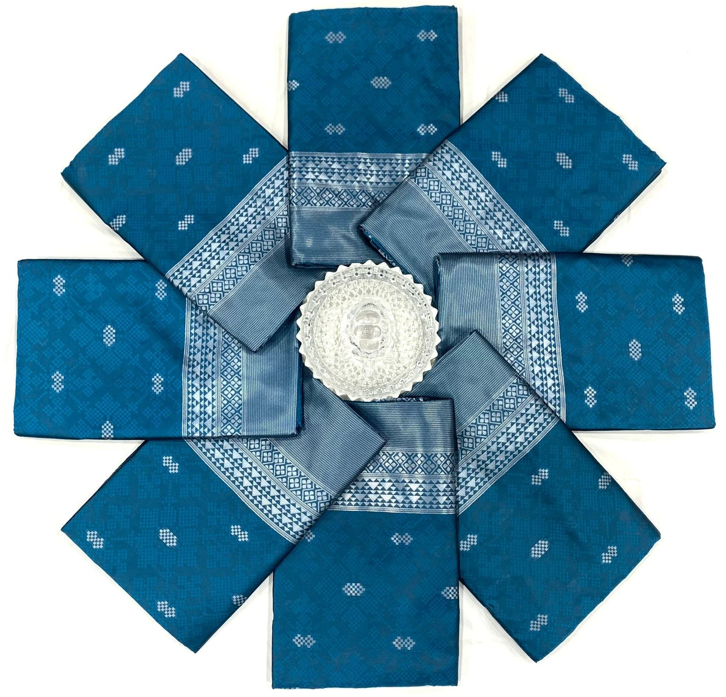 Blue Color Beautiful Daily Wear Use SAree