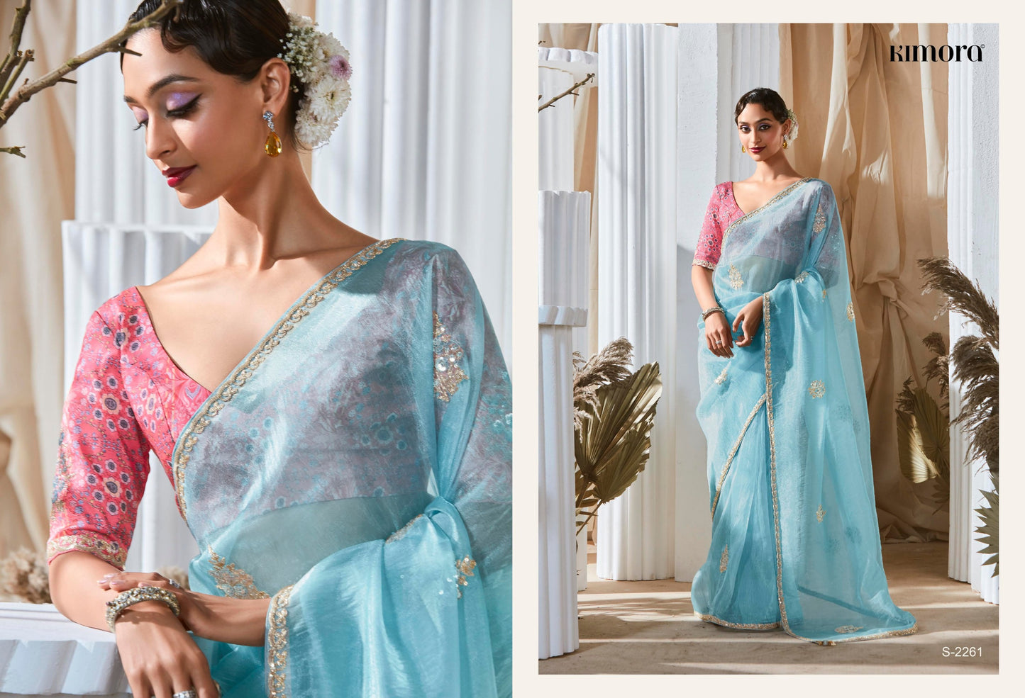 Kimora Rangat-3 Series : (2251 TO 2265 series) saree set to set