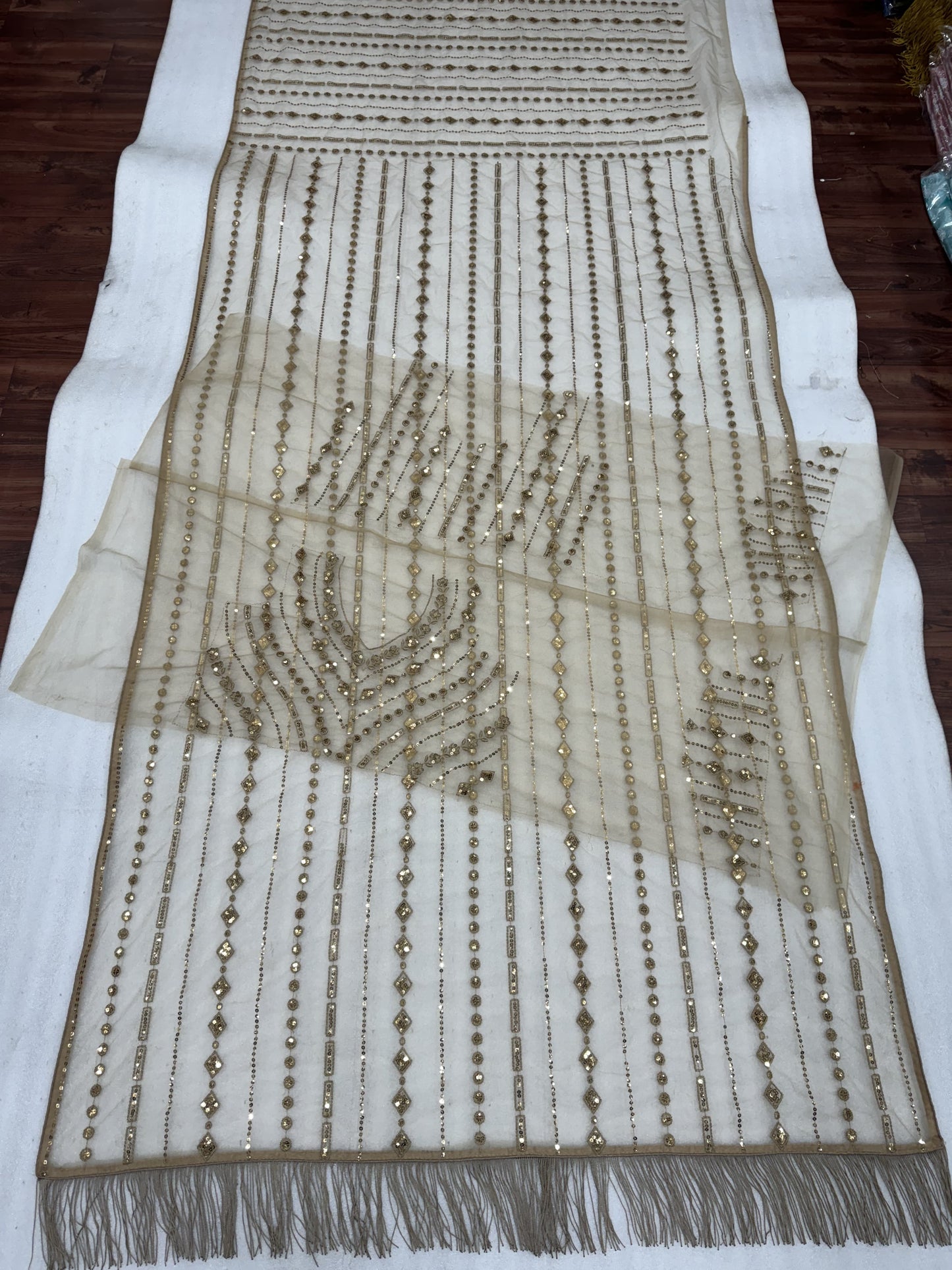 Bollywood Wear Fancy saree in Net Fabric