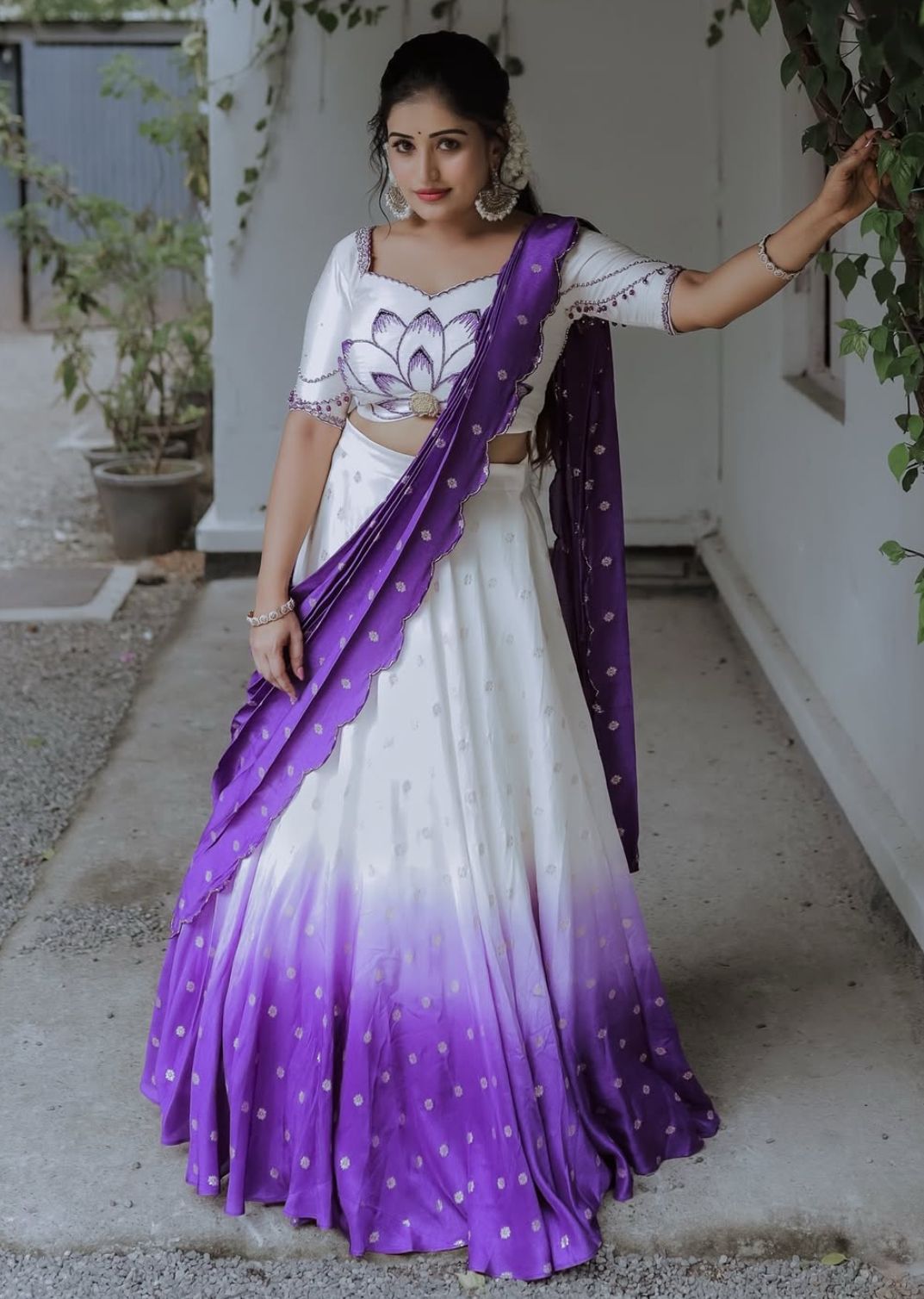 Launching Trending Lehenga Choli in chinon Fabric