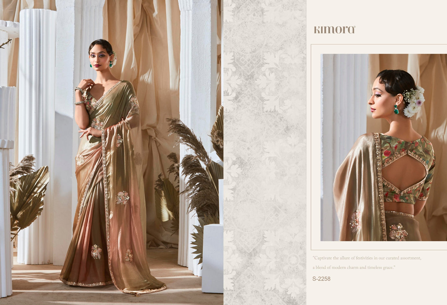 Kimora Rangat-3 Series : (2251 TO 2265 series) saree set to set