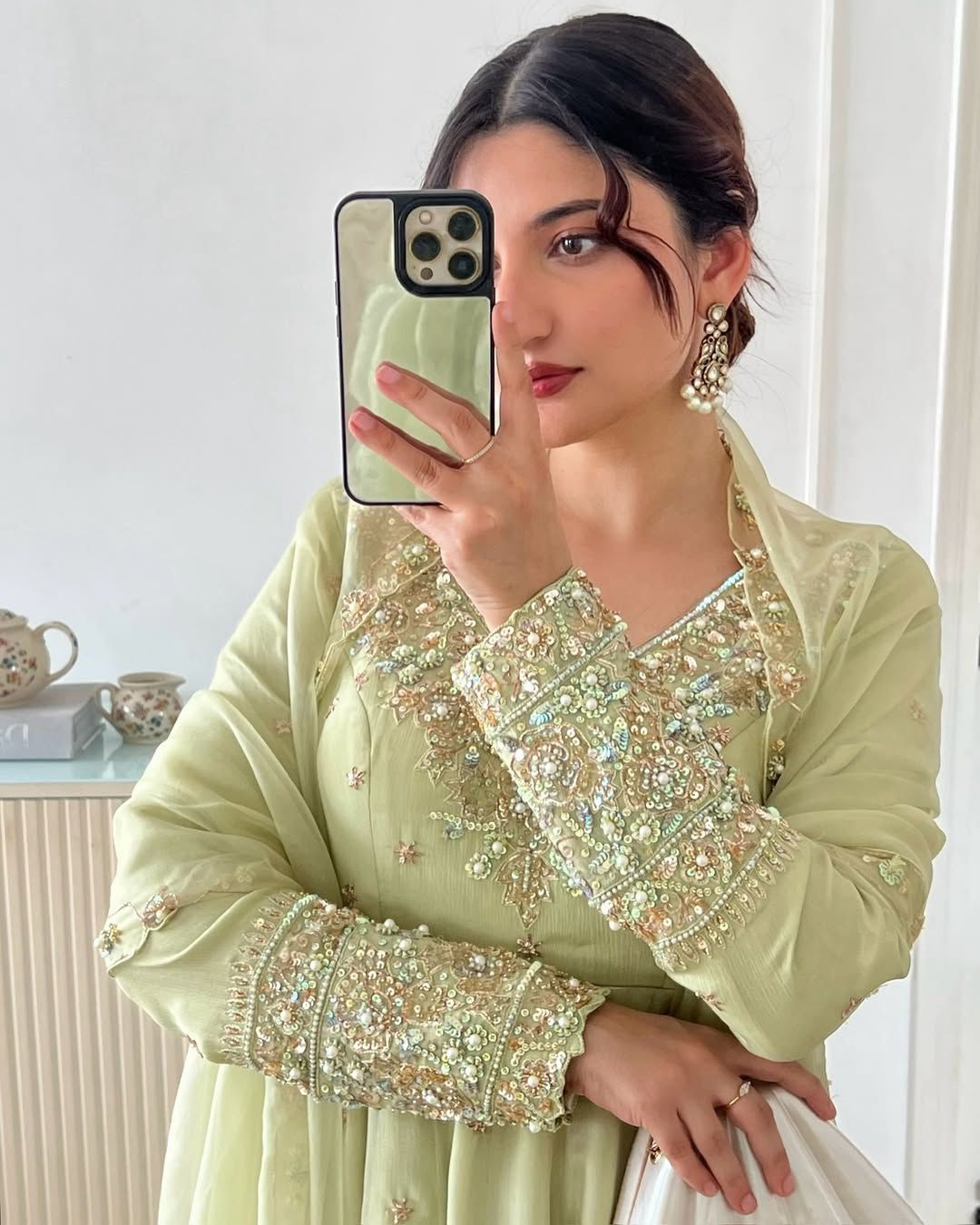 Party Wear Look Full Heavy Embroidery Rembo Sequence Work Gown With Fully Stiched And Dupatta