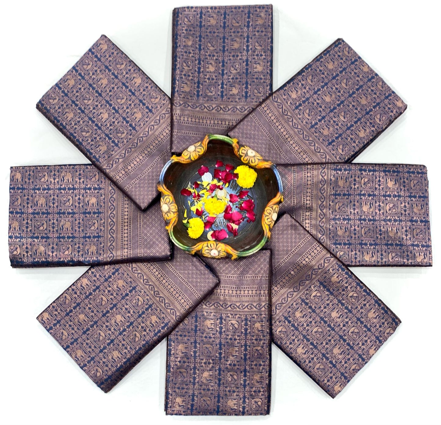 Grey Color Beautiful Banarasi Silk Saree
