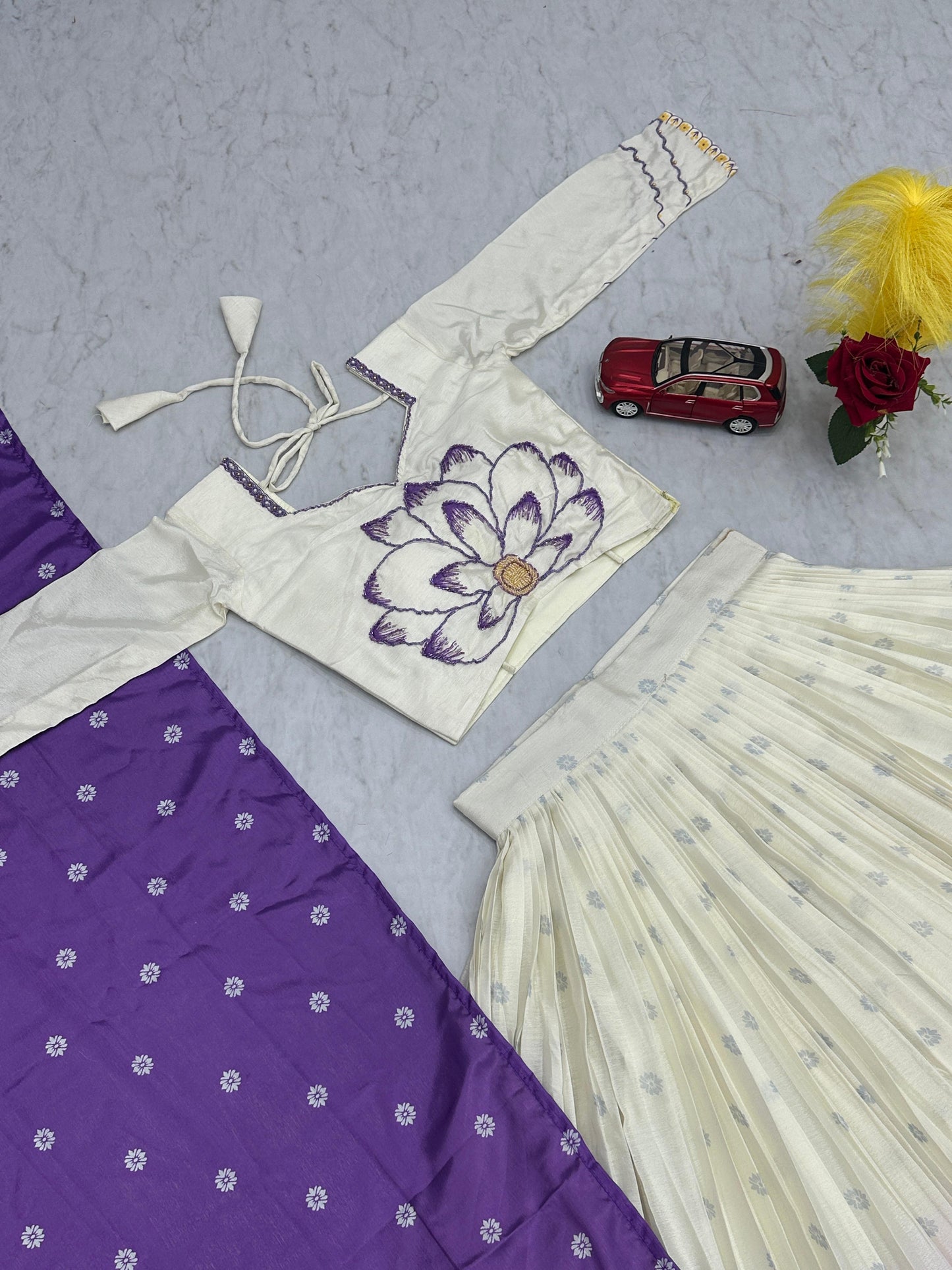Launching Trending Lehenga Choli in chinon Fabric