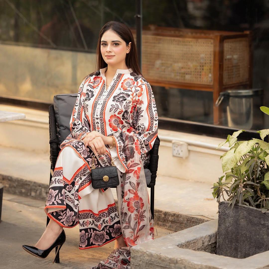 Party Wear Look Pur American Crape Top With Plazzo With Dupatta Set