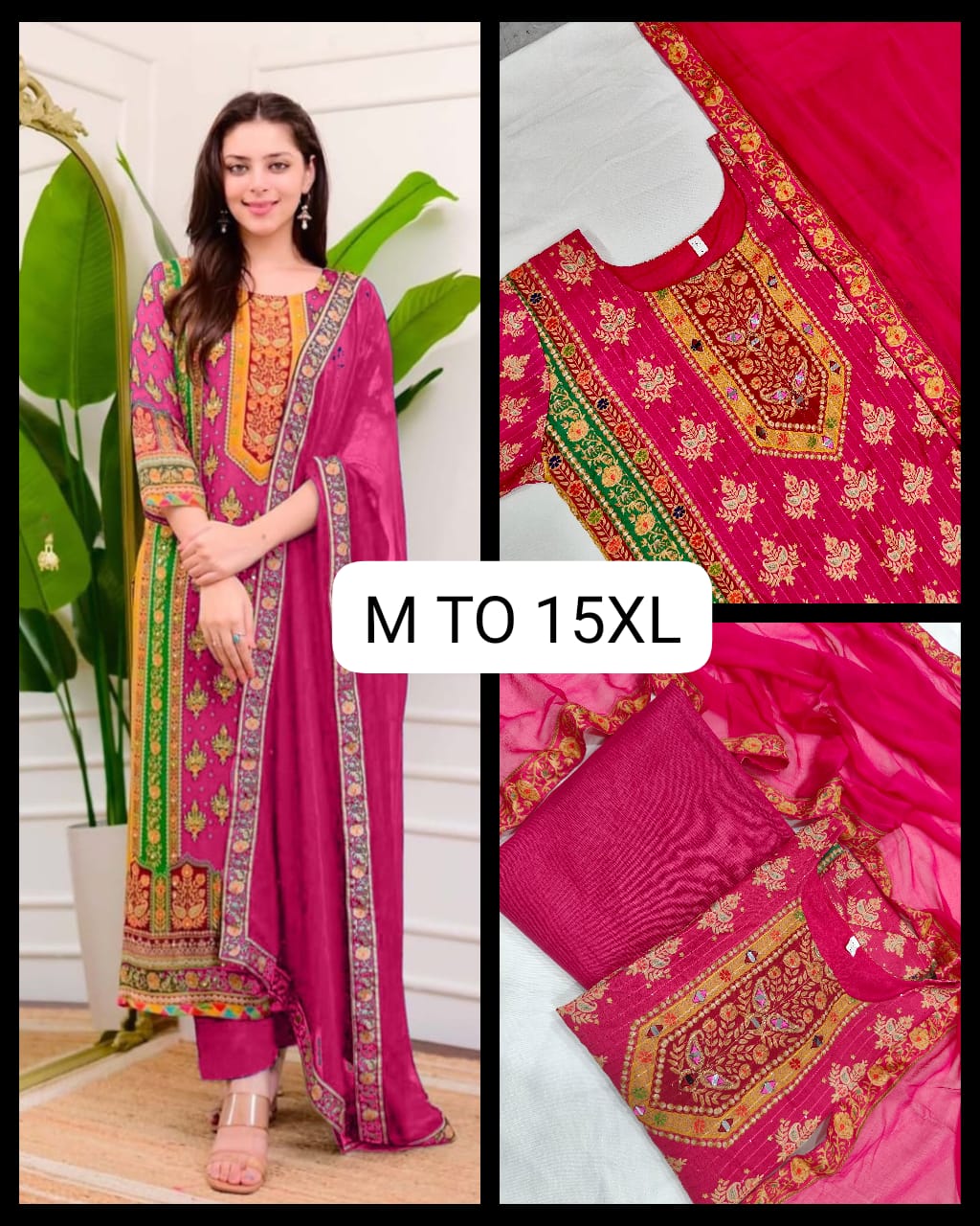 Pink Color Beautiful Pakistani Suit for Summer Wear