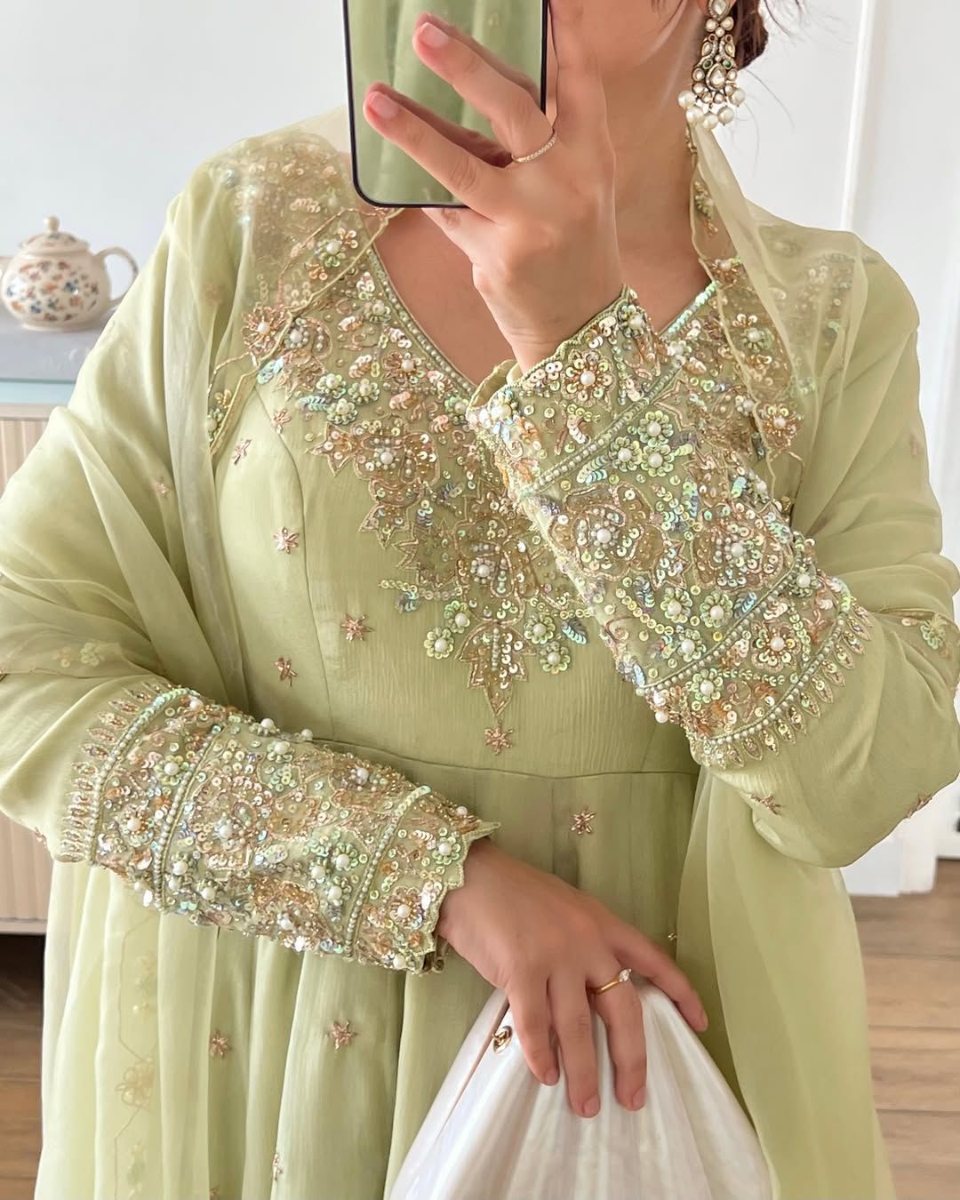 Party Wear Look Full Heavy Embroidery Rembo Sequence Work Gown With Fully Stiched And Dupatta